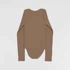 YZY SZN 2 Long Sleeve Bodysuit In Sand