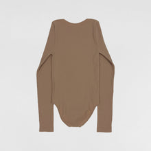 YZY SZN 2 Long Sleeve Bodysuit In Sand