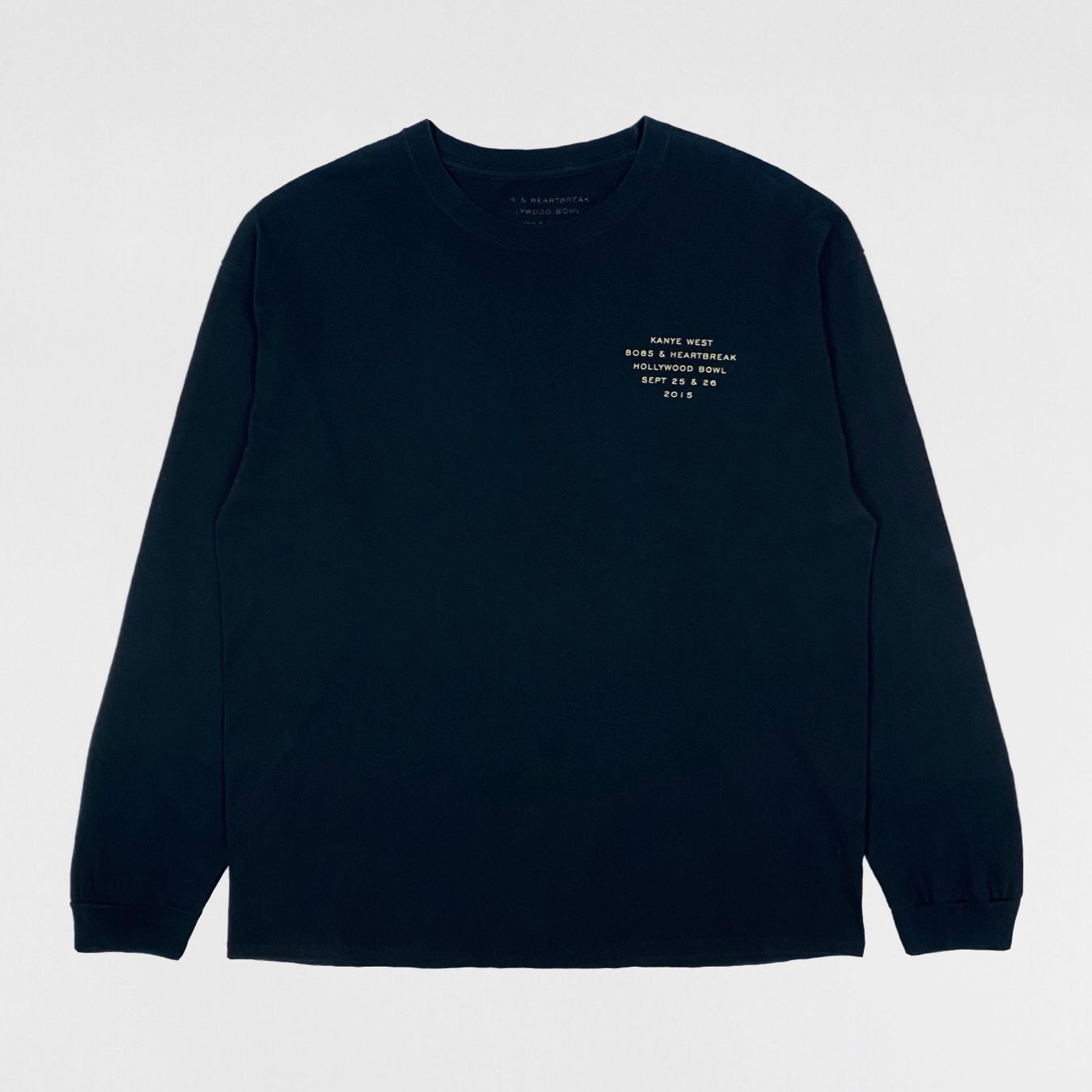 808’s & Heartbreak 2015 Hollywood Bowl Long Sleeve In Black