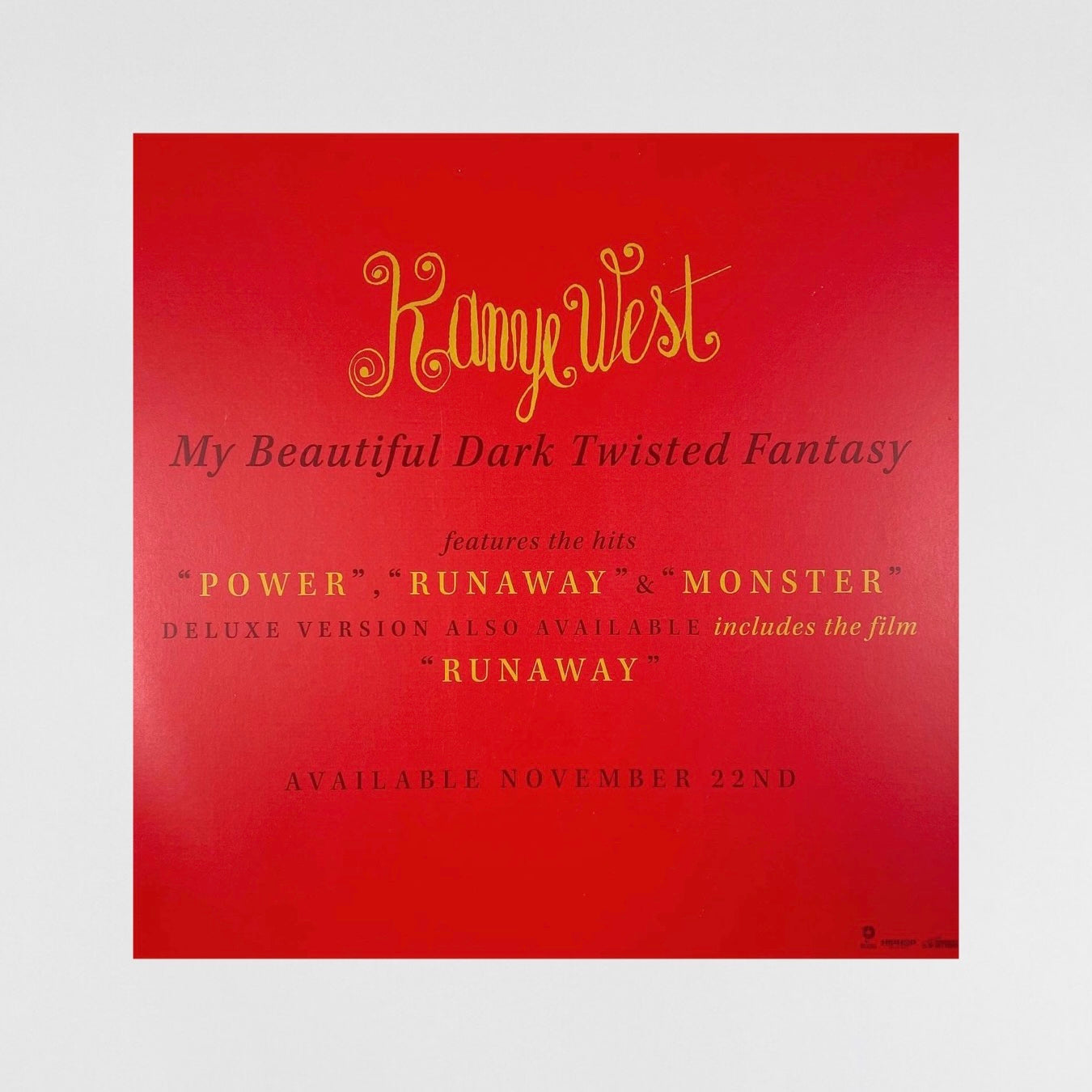 MBDTF 2010 Album Poster By George Condo