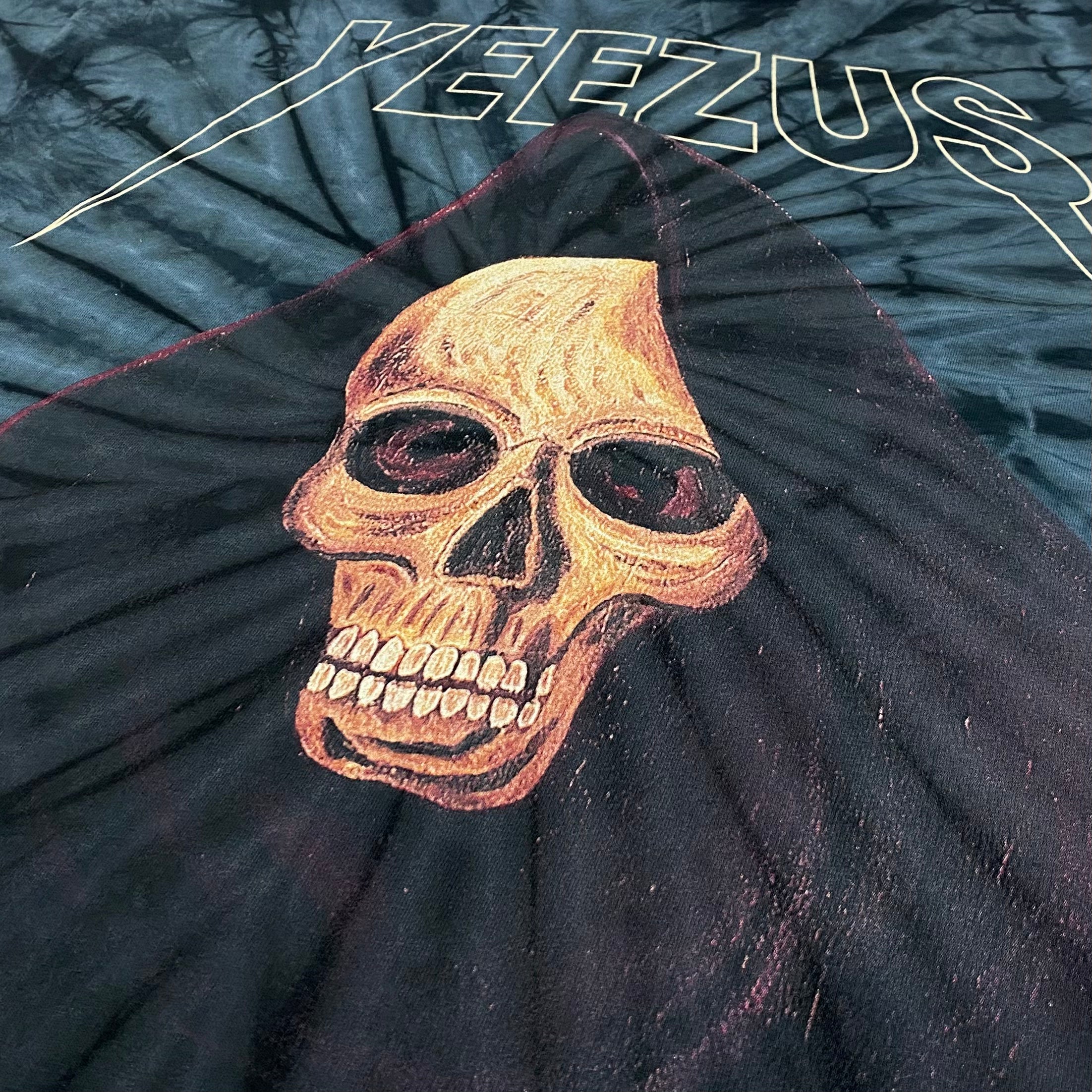 Yeezus Tour 2014 Outside Lands Tie Dye Tee By Virgil Abloh