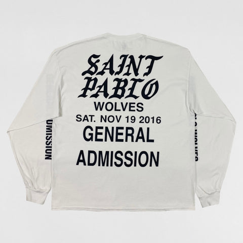 TLOP 2016 Saint Pablo Wolves Long Sleeve In White