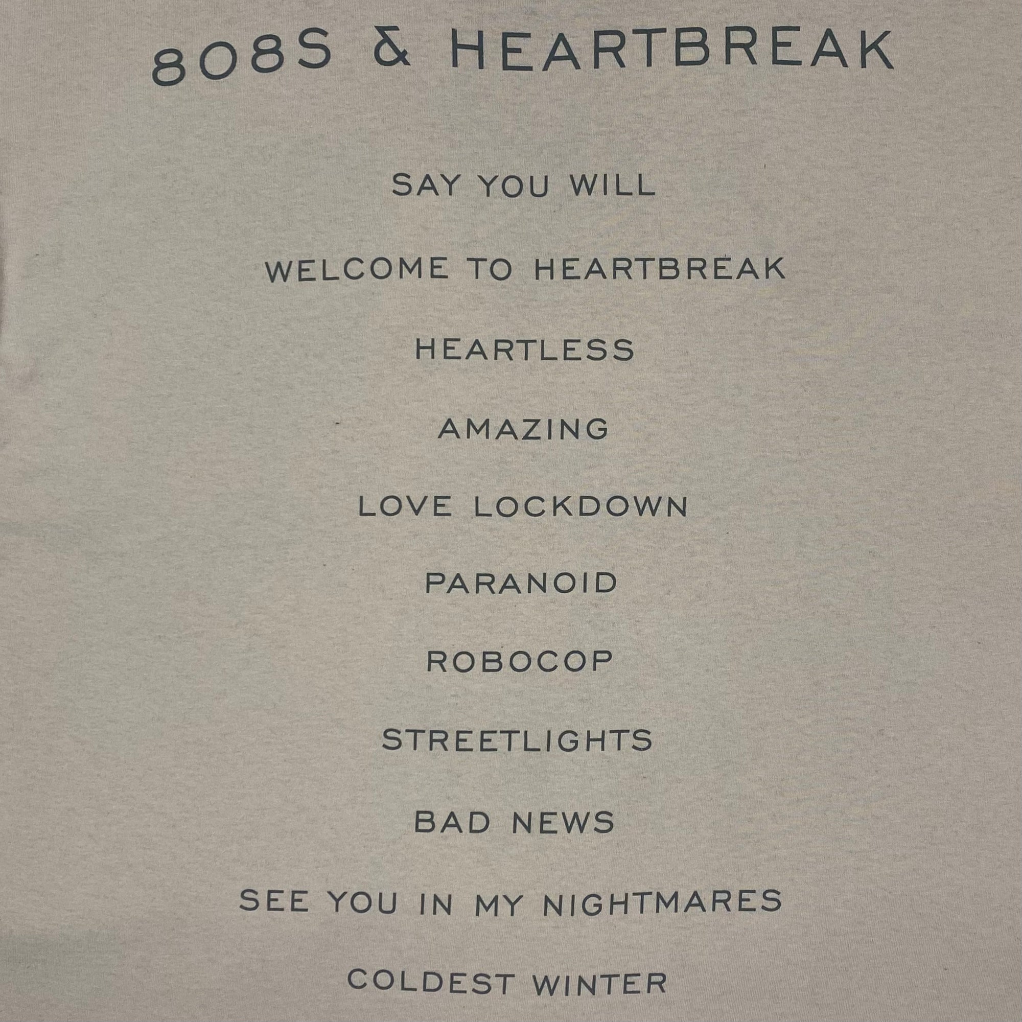 808’s & Heartbreak 2015 Hollywood Bowl Long Sleeve In Sand