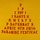 TLOP 2016 Paradise Fesitval ‘I Feel Like Pablo’ Tee In Yellow