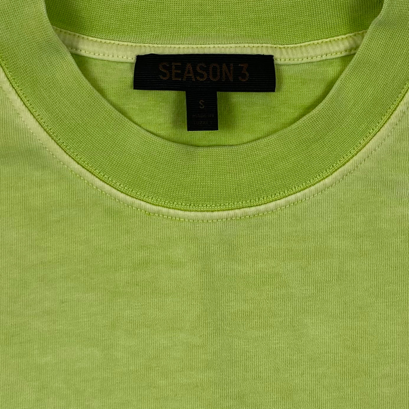 YZY SZN 3 Heavy Knit Tee In Limelight