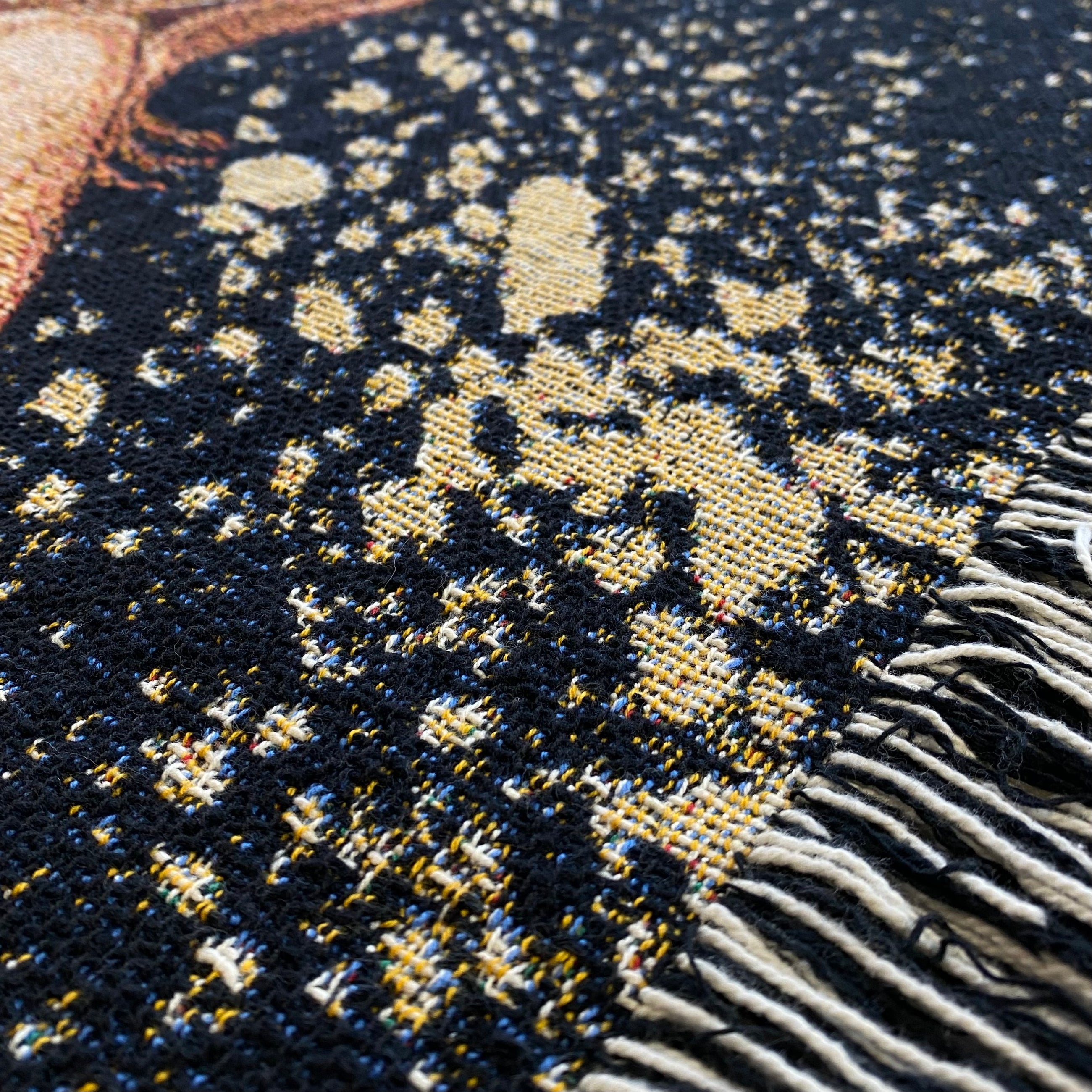 Yeezus 2015 Unreleased Splatter Woven Blanket By Wes Lang