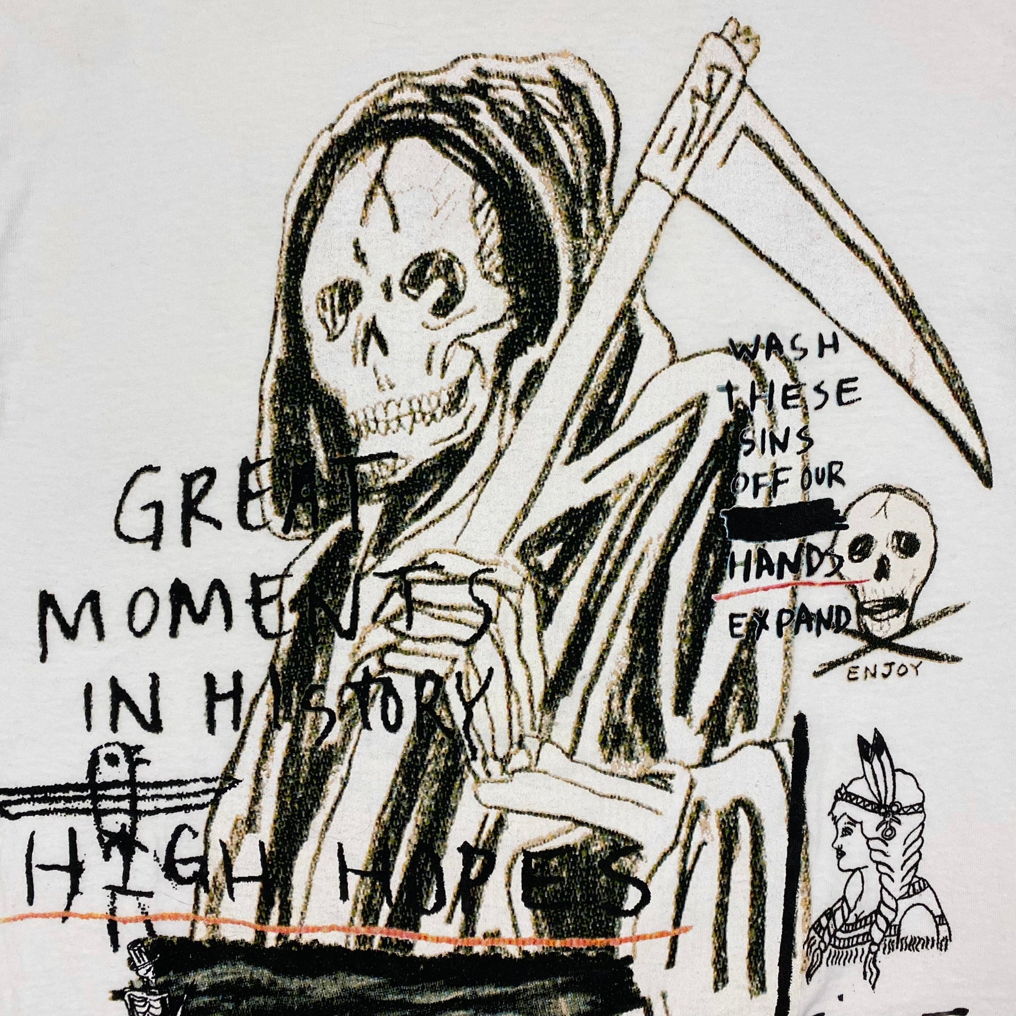 Yeezus 2015 Unreleased F&F ‘How To Beat The Devil’ Long Sleeve In White