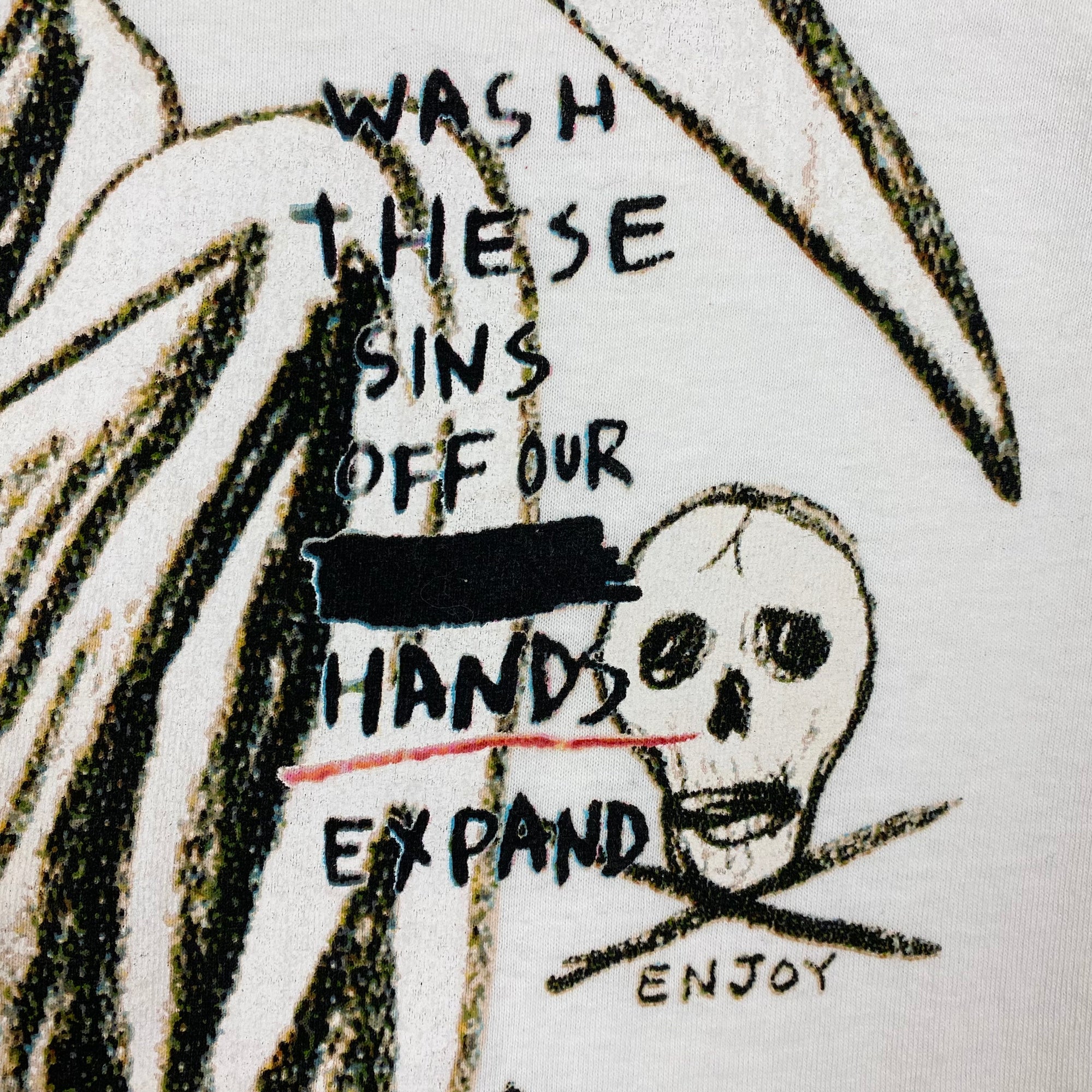 Yeezus 2015 Unreleased F&F ‘How To Beat The Devil’ Long Sleeve In White