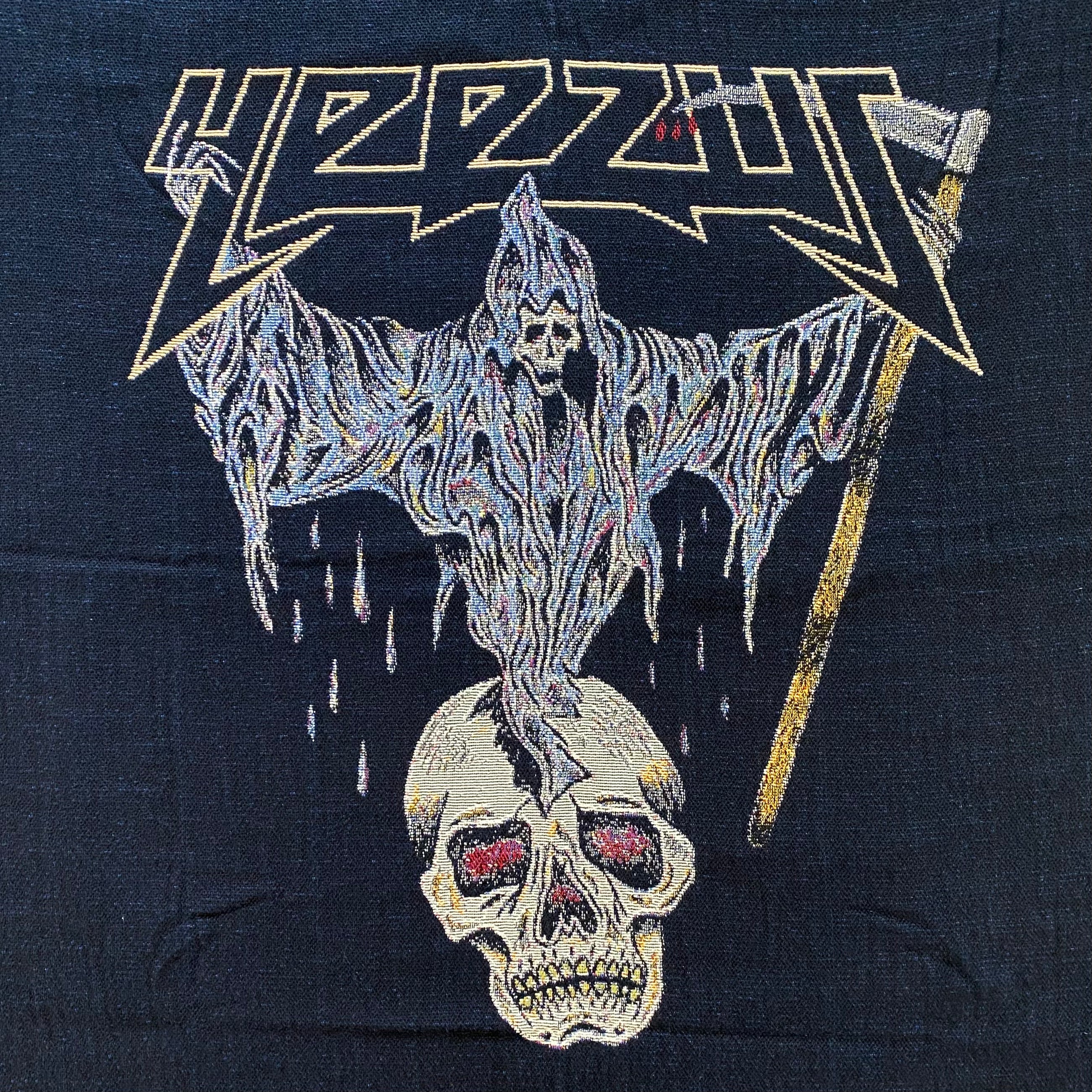 Yeezus 2015 Unreleased Flying Reaper Woven Blanket By Wes Lang