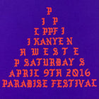 TLOP 2016 Paradise Fesitval ‘I Feel Like Pablo’ Tee In Purple