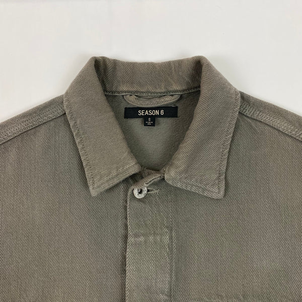 YZY SZN 6 Work Shirt In Sage