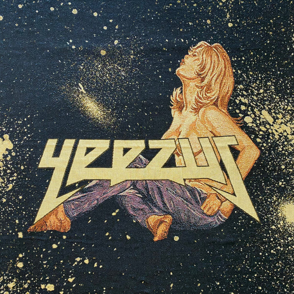 Yeezus 2015 Unreleased Splatter Woven Blanket By Wes Lang