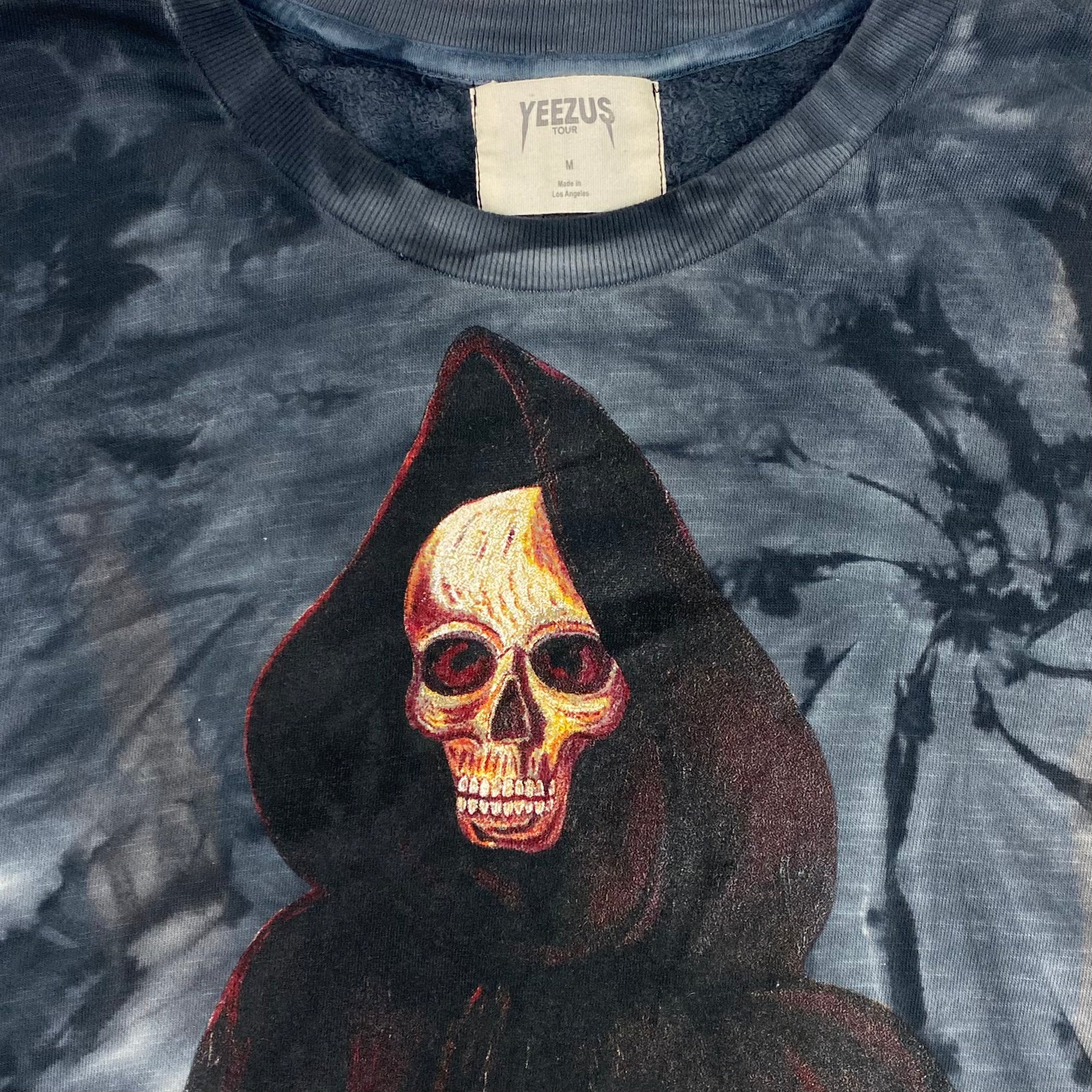 Yeezus 2013 Unreleased Made In USA Tie Dye Sample Crewneck