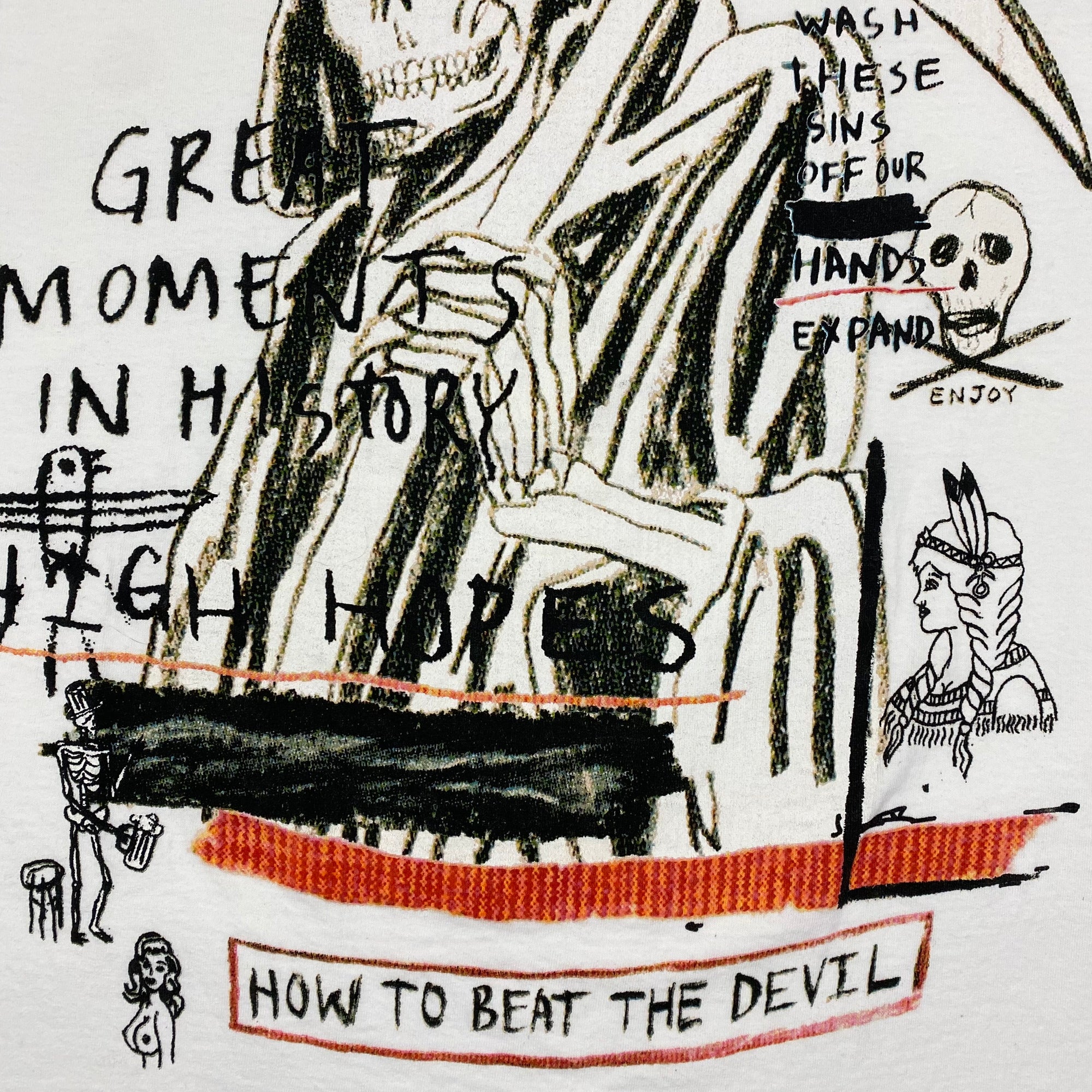 Yeezus 2015 Unreleased F&F ‘How To Beat The Devil’ Long Sleeve In White