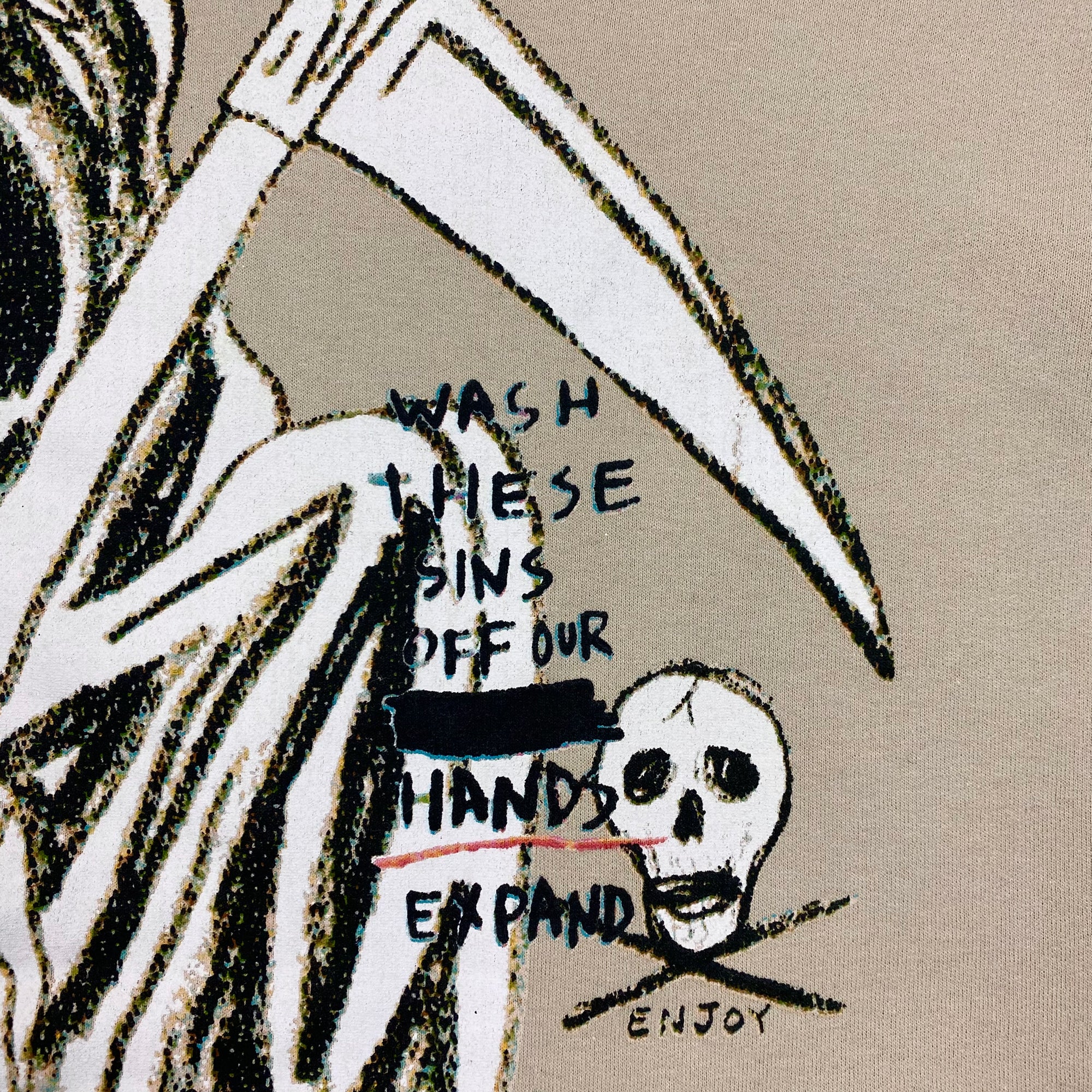 Yeezus 2015 Unreleased ‘How To Beat The Devil’ Hoodie By Wes Lang