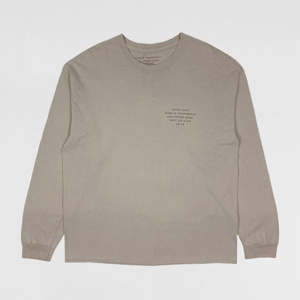 808’s & Heartbreak 2015 Hollywood Bowl Long Sleeve In Sand