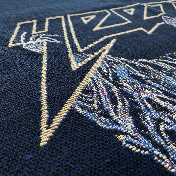 Yeezus 2015 Unreleased Flying Reaper Woven Blanket By Wes Lang