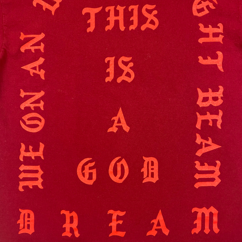 TLOP 2016 OG ‘Ultralight Beam’ Tee In Burgundy