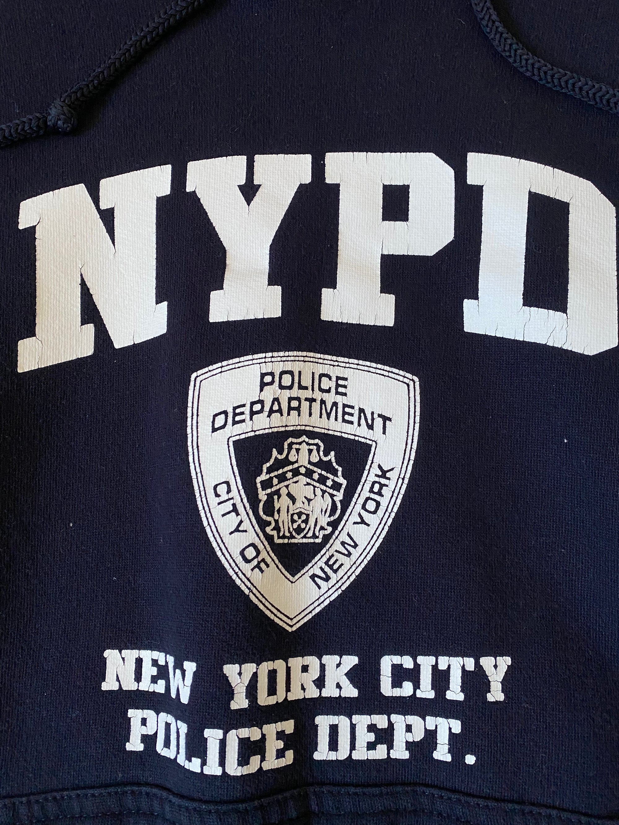 Vintage NYPD Navy Hoodie