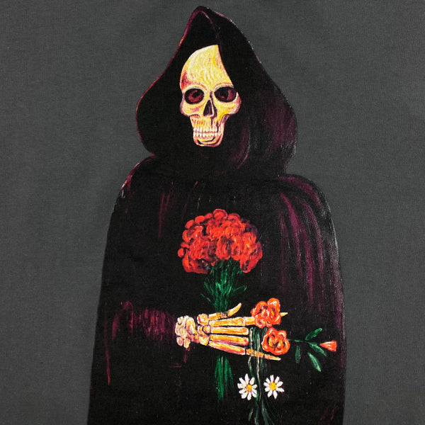 Yeezus Tour 2014 Reaper Crewneck In Washed Grey