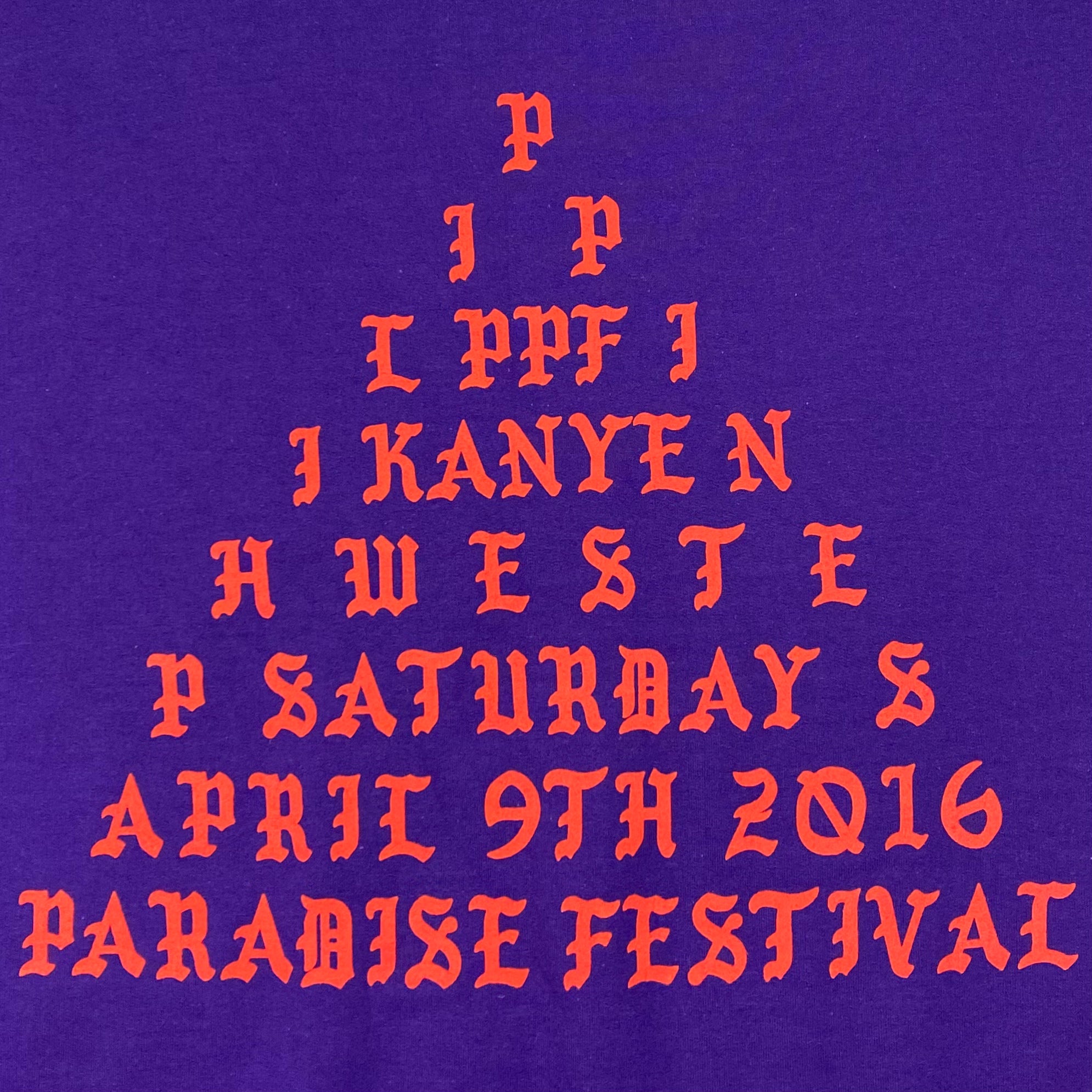 TLOP 2016 Paradise Fesitval ‘I Feel Like Pablo’ Crewneck