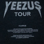 Yeezus Tour 2014 Bonnaroo Baseball Tee In Black/White