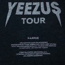 Yeezus Tour 2014 Bonnaroo Baseball Tee In Black/White