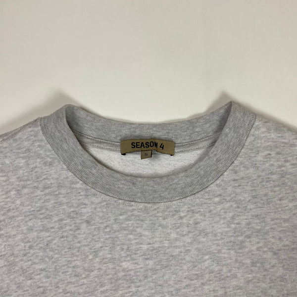 YZY SZN 4 Melange Grey Crewneck