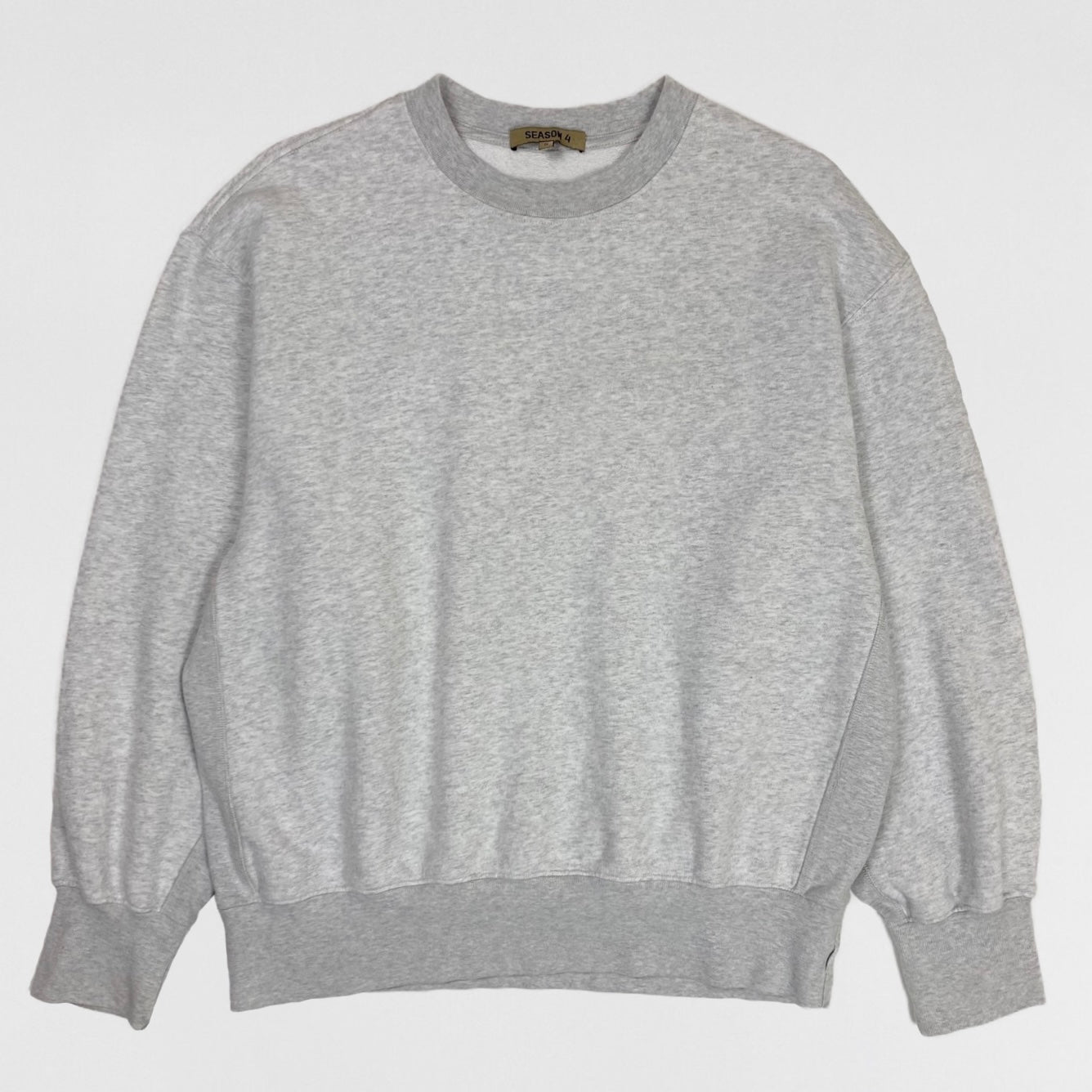 YZY SZN 4 Melange Grey Crewneck