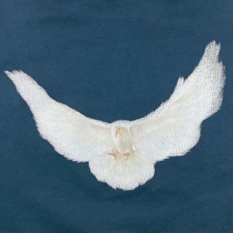 YGEBB 2022 Shrunken Dove Hoodie In Dark Blue