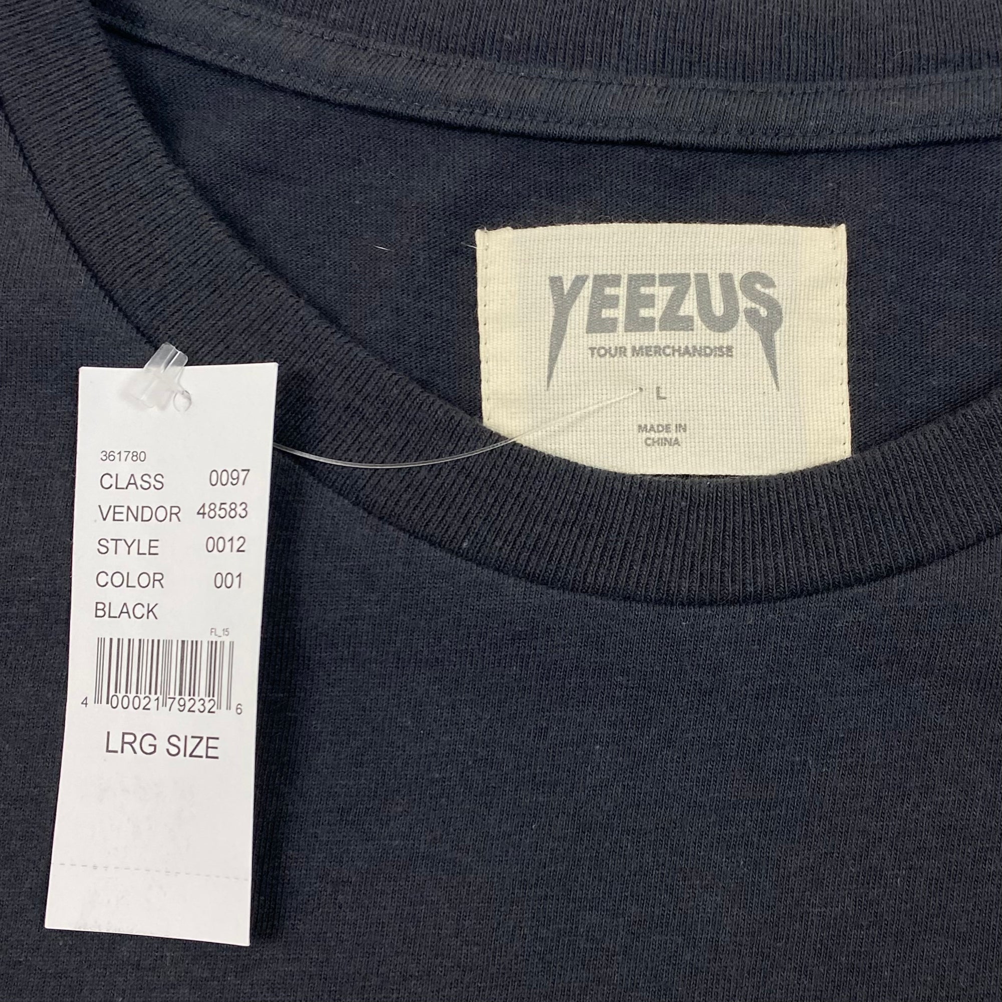 Yeezus Tour 2013 Black Friday Native Skull Tee