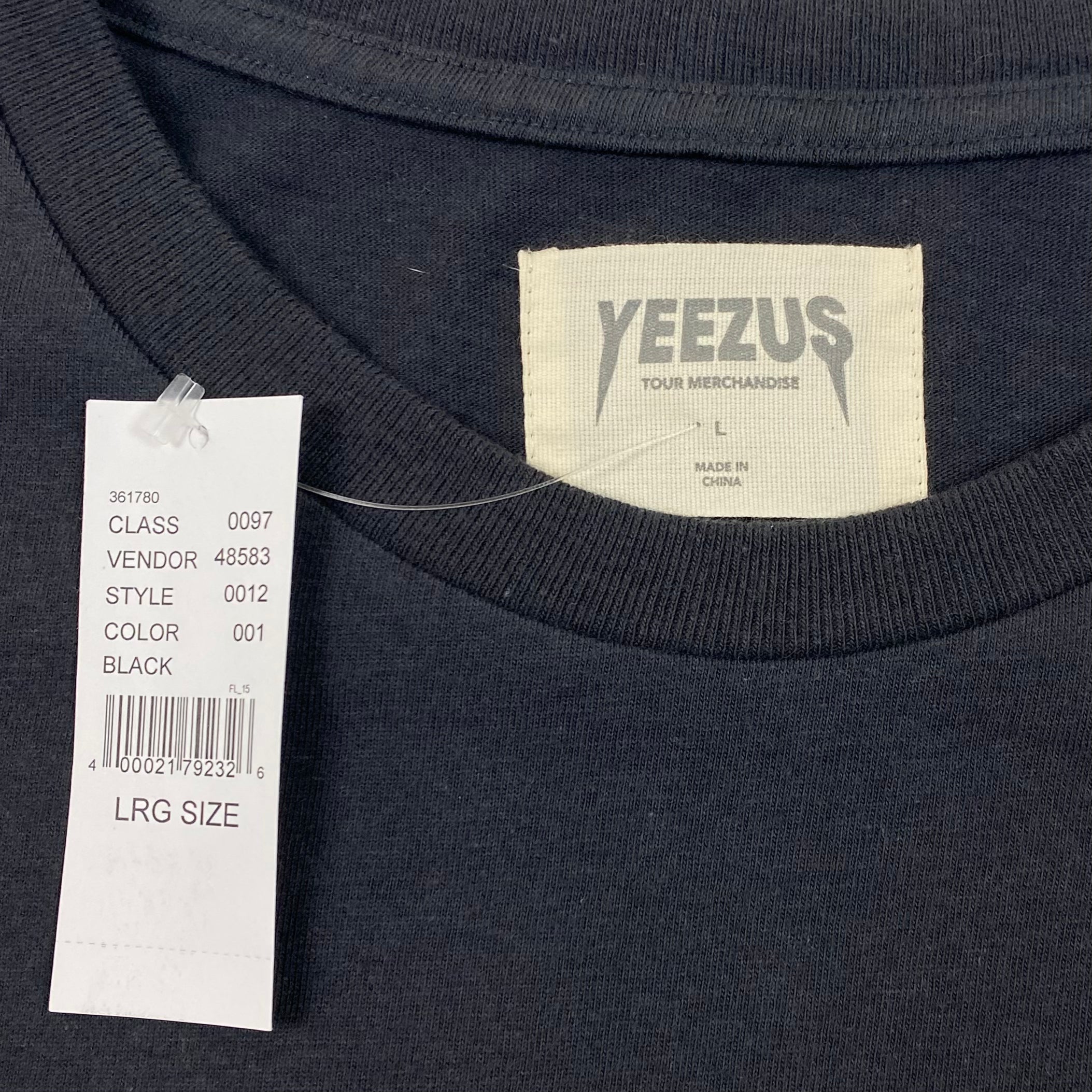 Yeezus Tour 2013 Black Friday Native Skull Tee