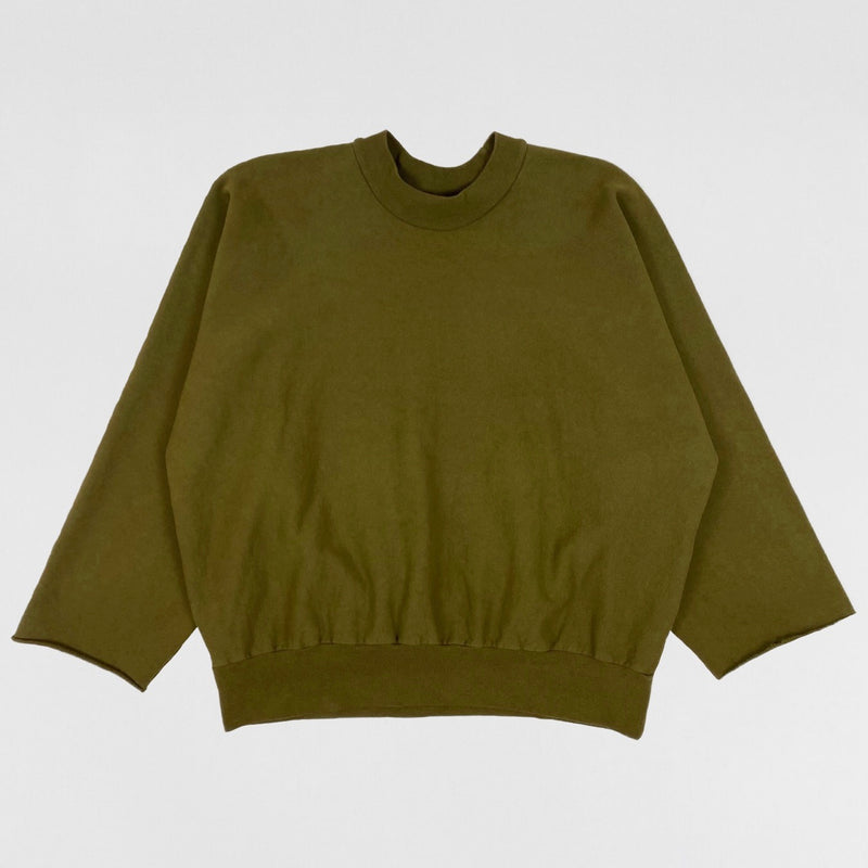 JIK 2019 Olive Quarter Sleeve Crewneck