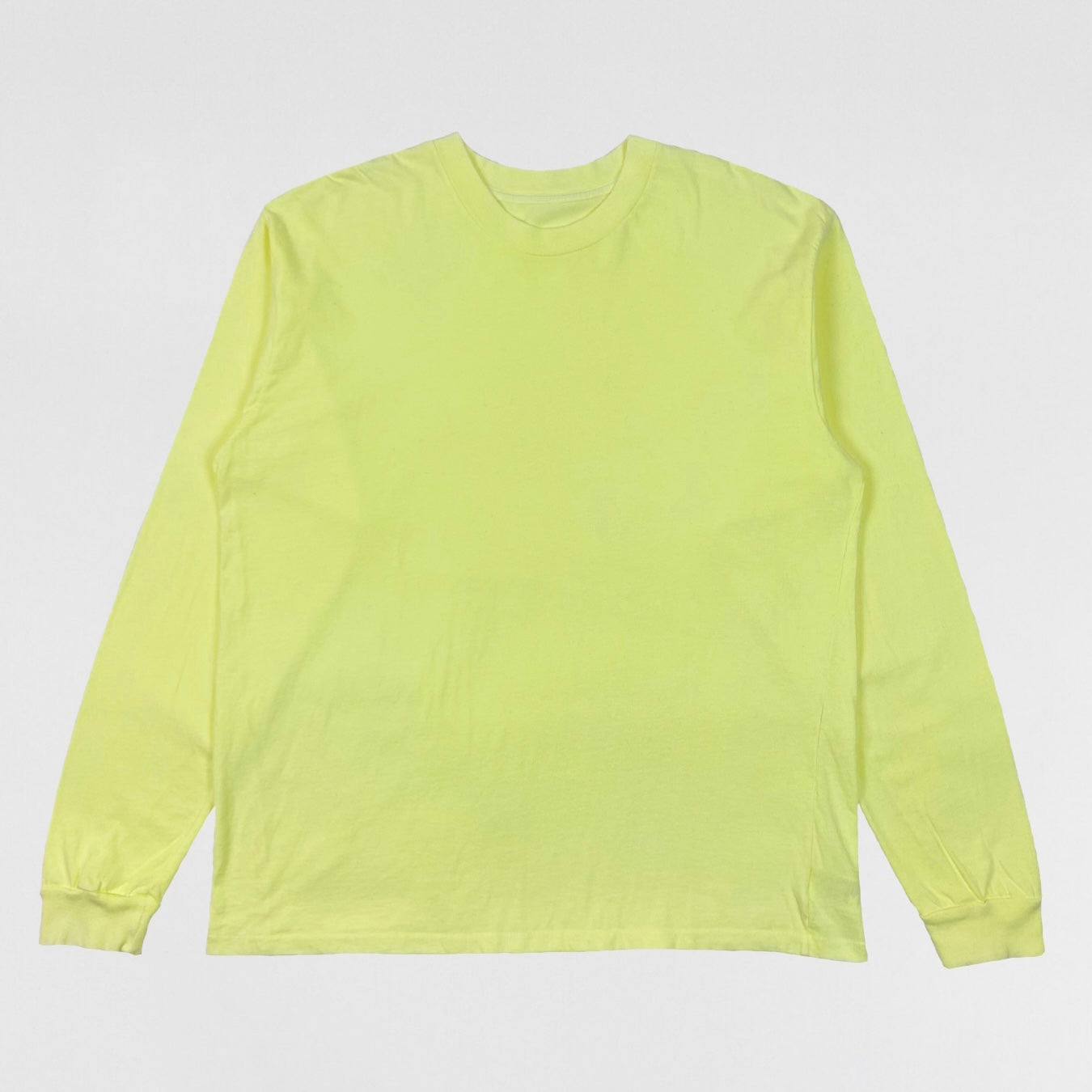 YZY SZN 6 Frozen Yellow Long Sleeve Sample