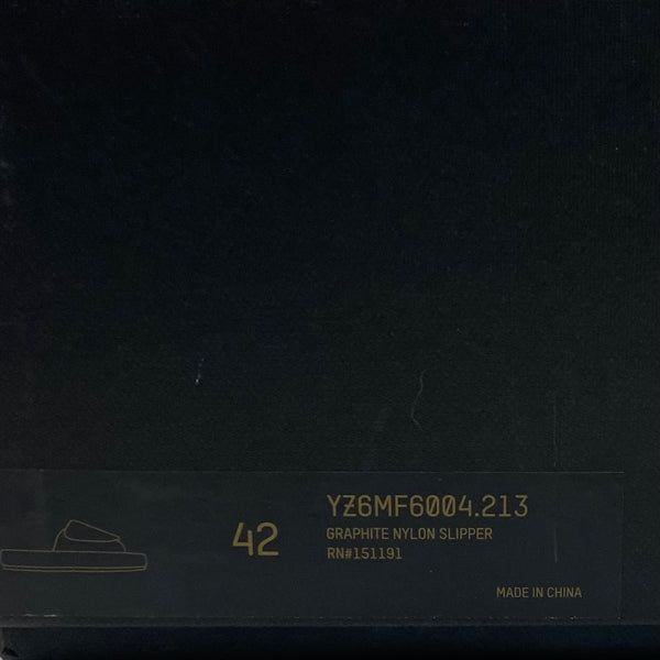 YZY SZN 6 Graphite OG Slides
