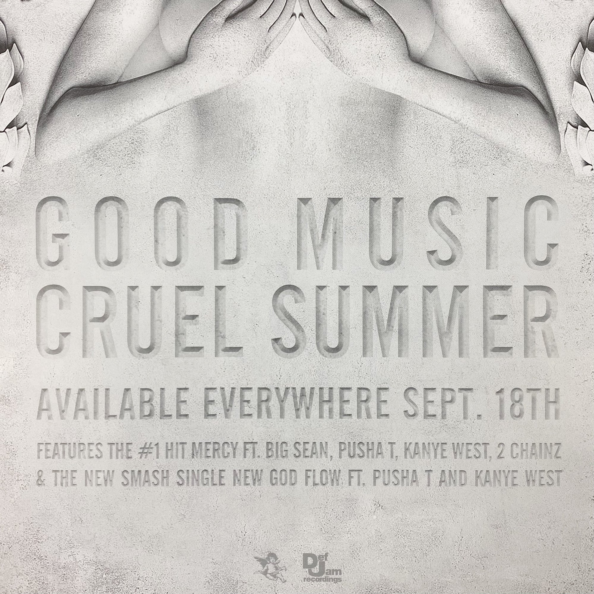 Good Music 2012 Cruel Summer Poster By Virgil Abloh