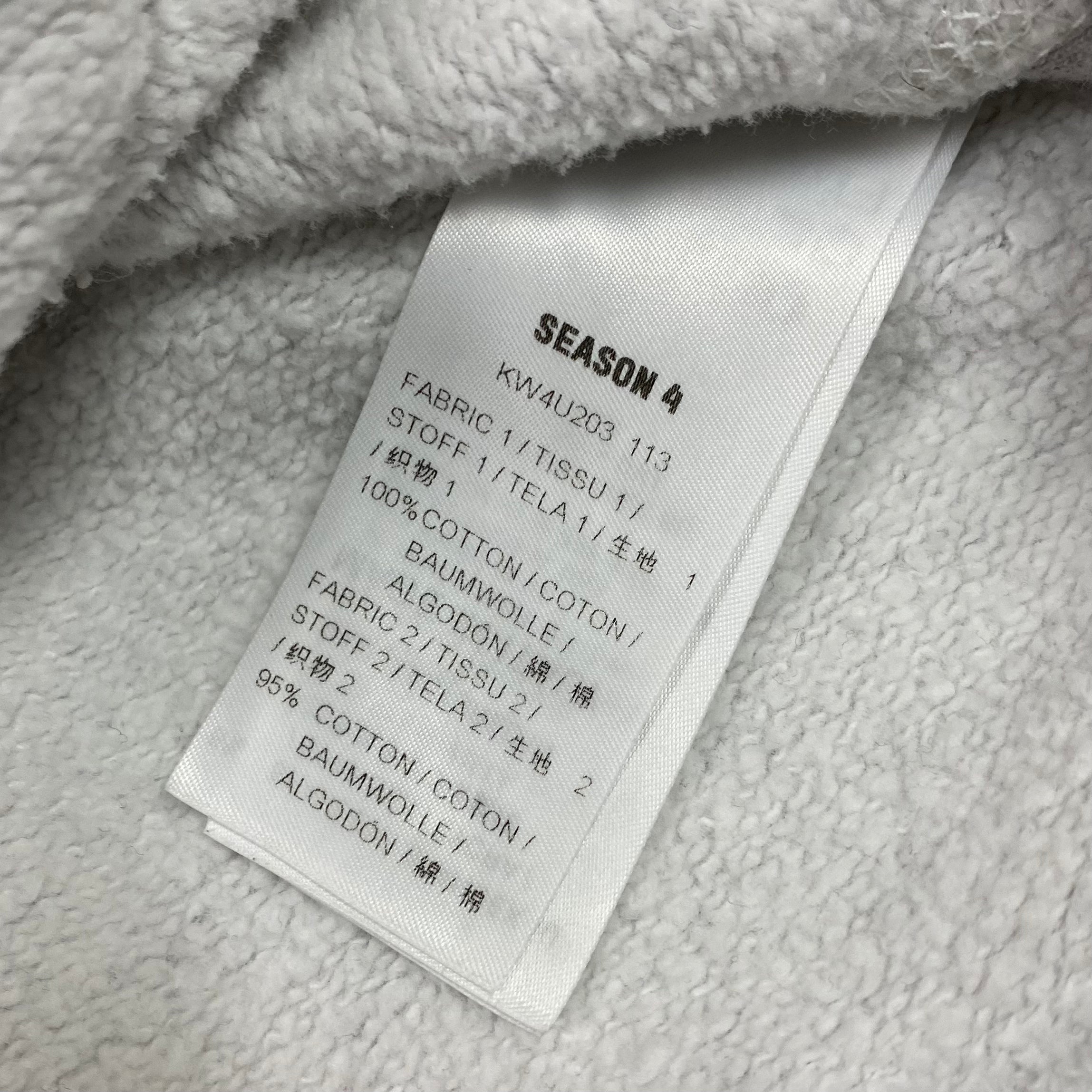 YZY SZN 4 Melange Grey Crewneck