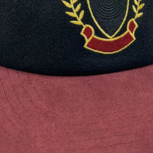 YZY SZN 5 Runway Embroidered Crest Hat In Suede