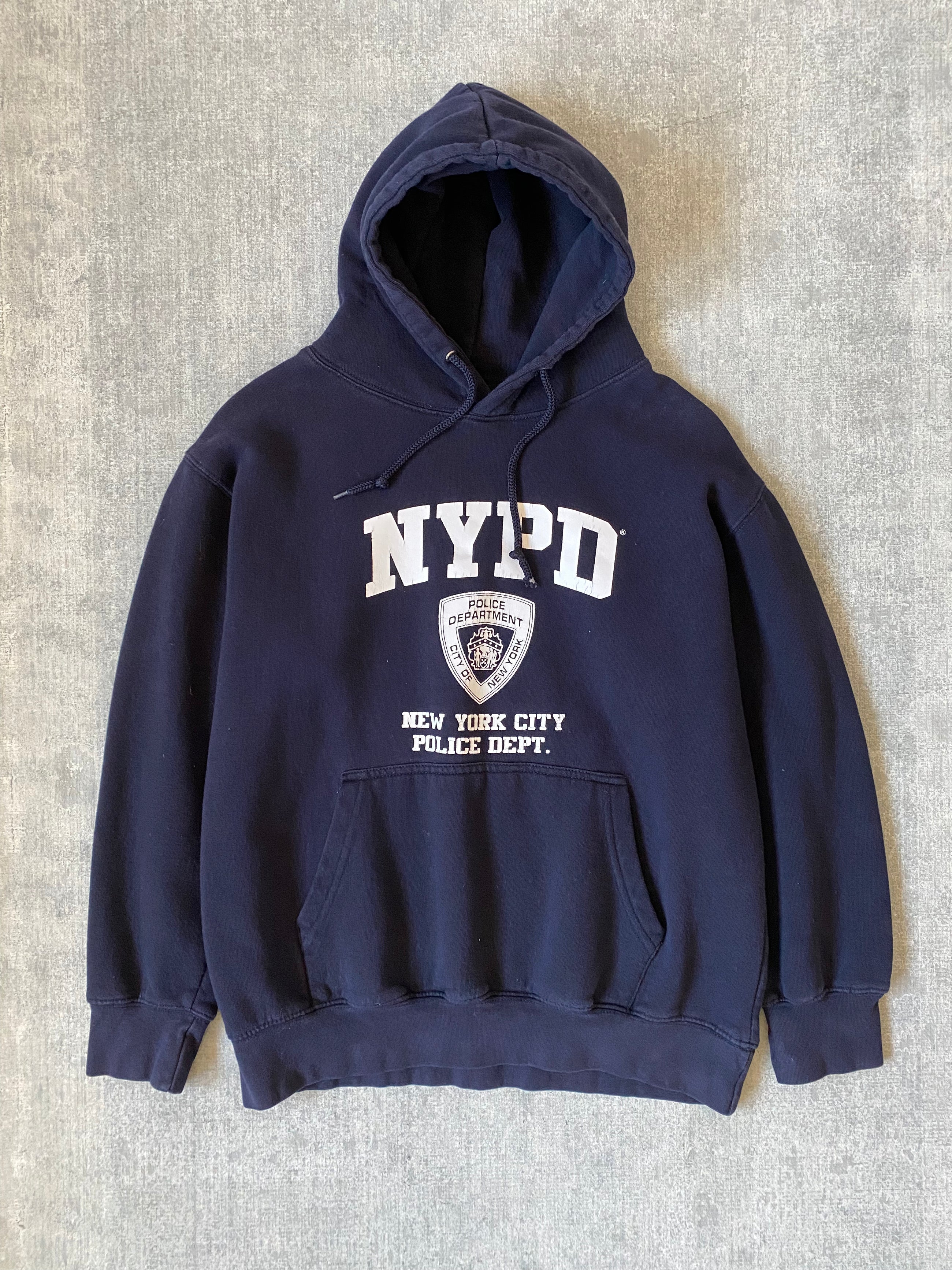 Vintage NYPD Navy Hoodie
