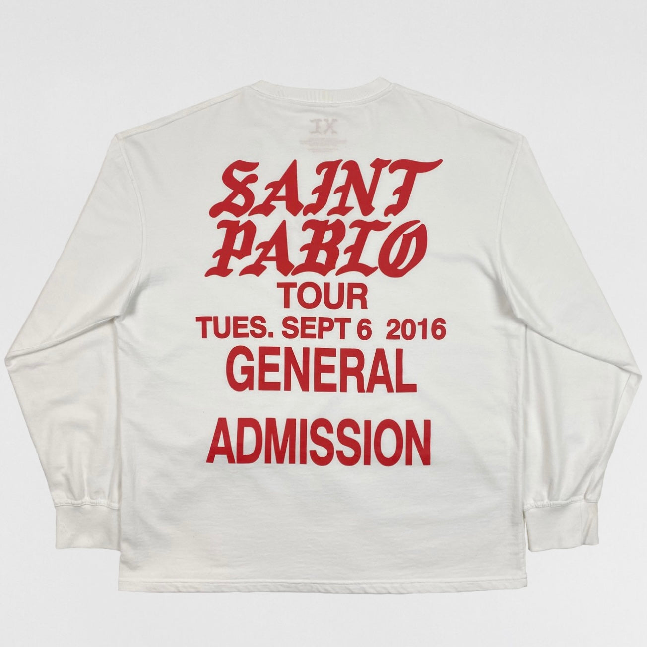 TLOP 2016 Saint Pablo Tour Thermal Sample Long Sleeve