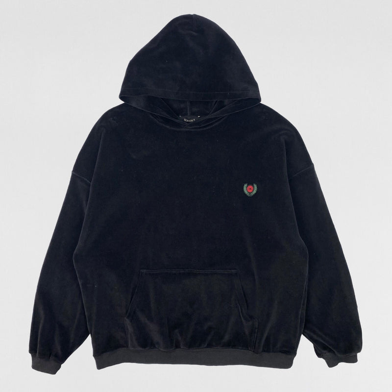 YZY SZN 5 Velour Crest Hoodie