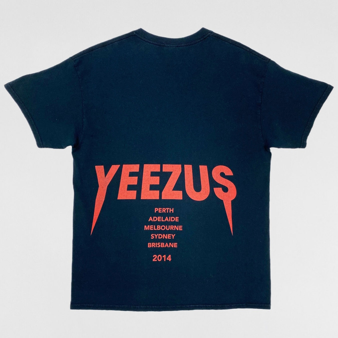 Yeezus Tour 2014 Australian Skull & Roses Tee By Wes Lang